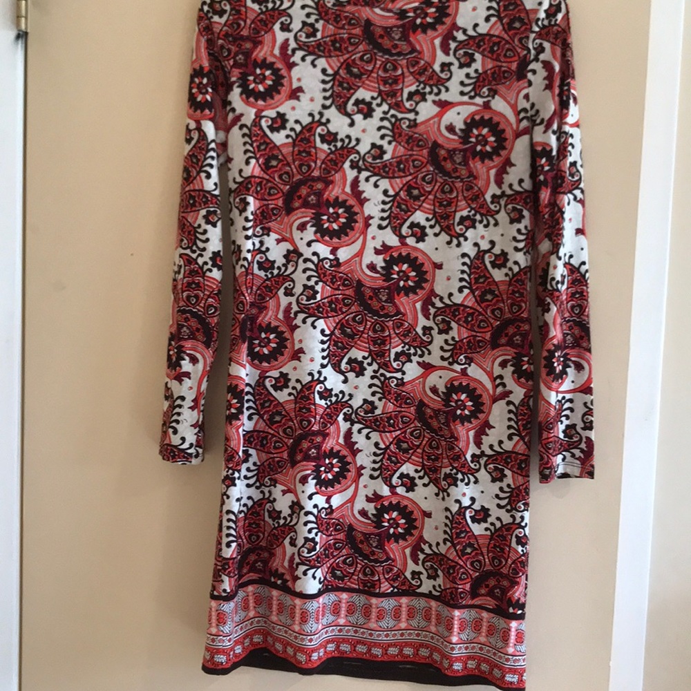 Michael Kors multi colored long sleeve dress